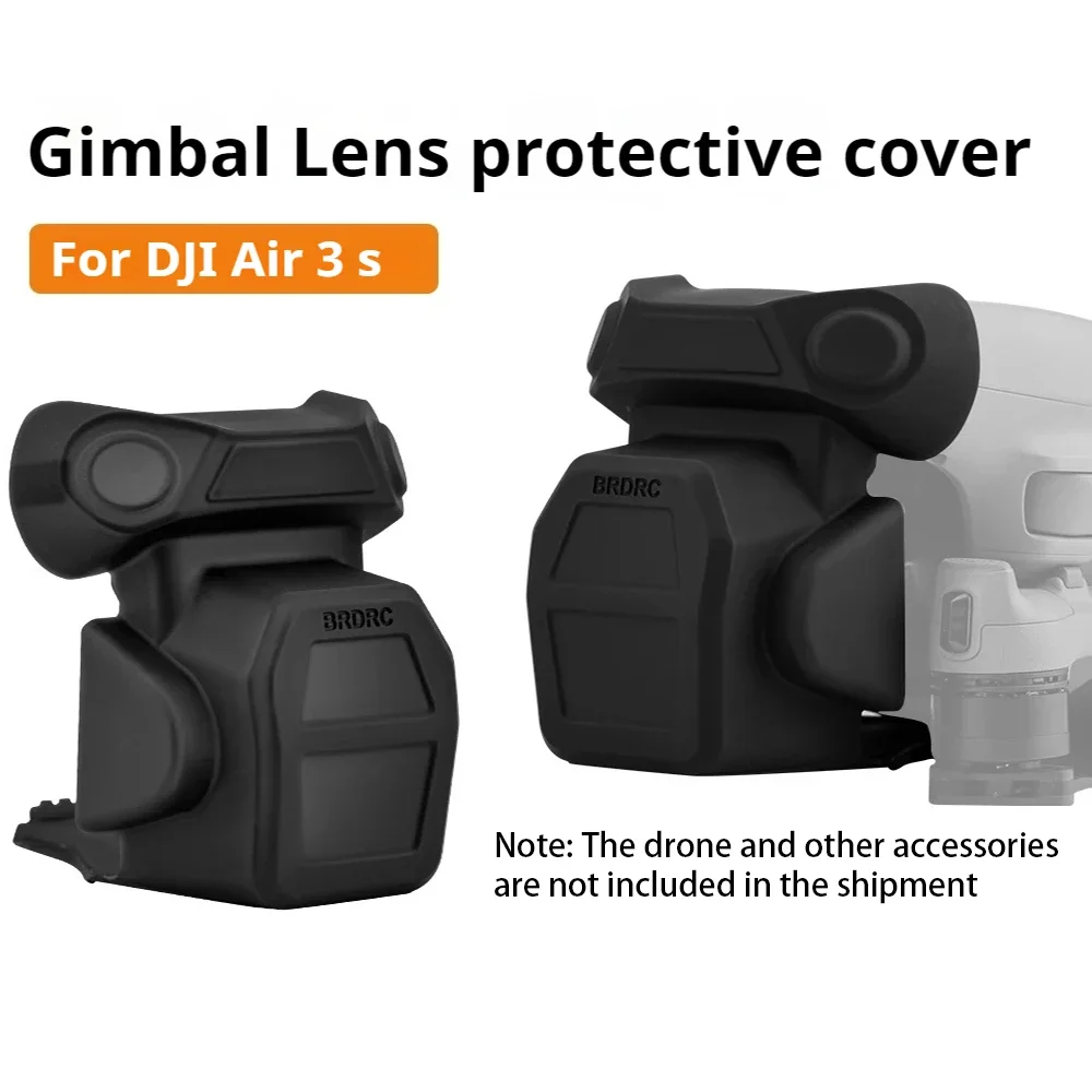 For DJI AIR 3 S Lens Cover For DJI AIR 3 S All-in-One Black Gimbal Cover For DJI AIR 3 S Accessory Lens Cover