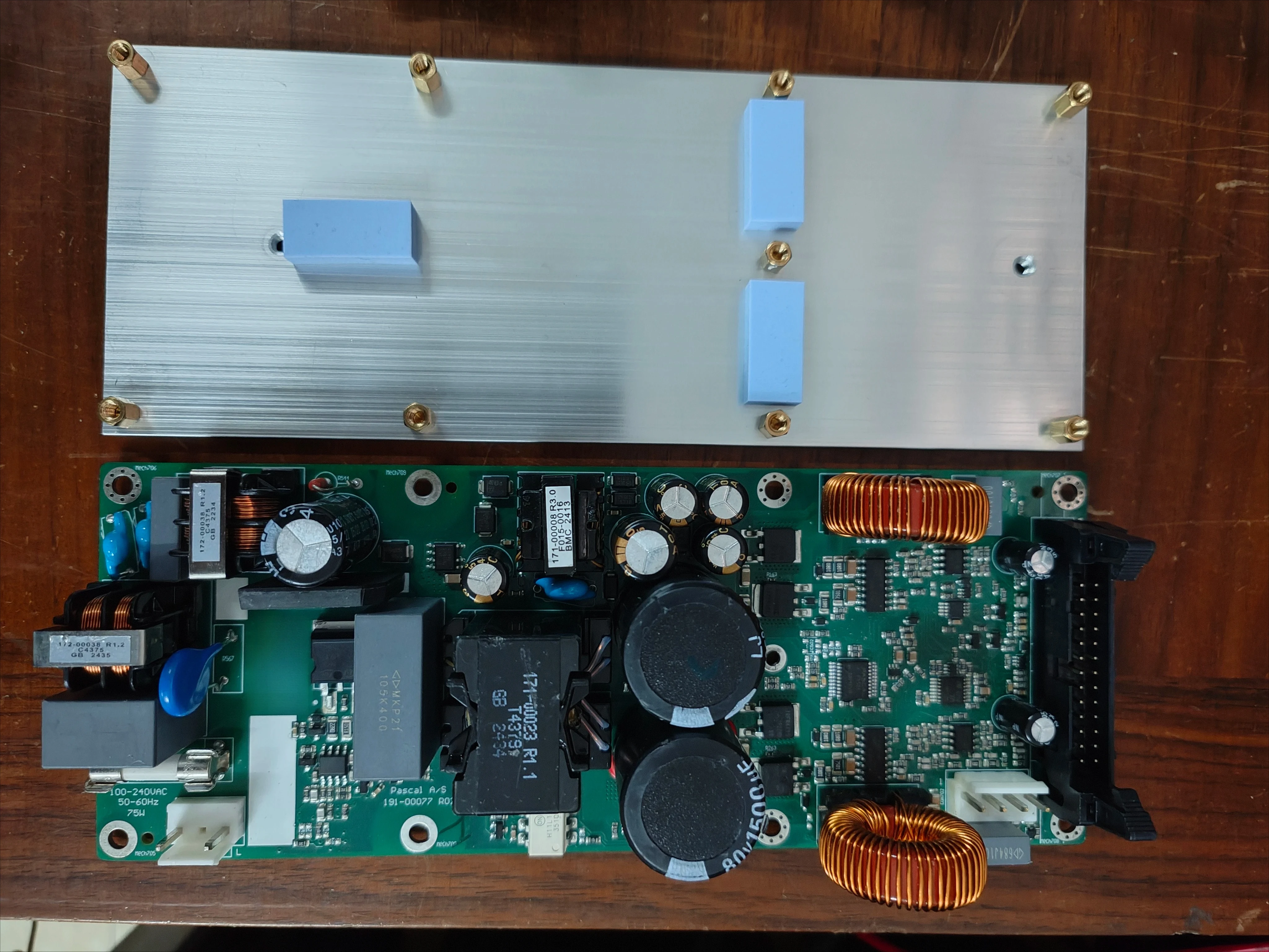 U-PRO2S Digital Class D Amplifier Board with Base Plate and Heatsink Power Amp Module