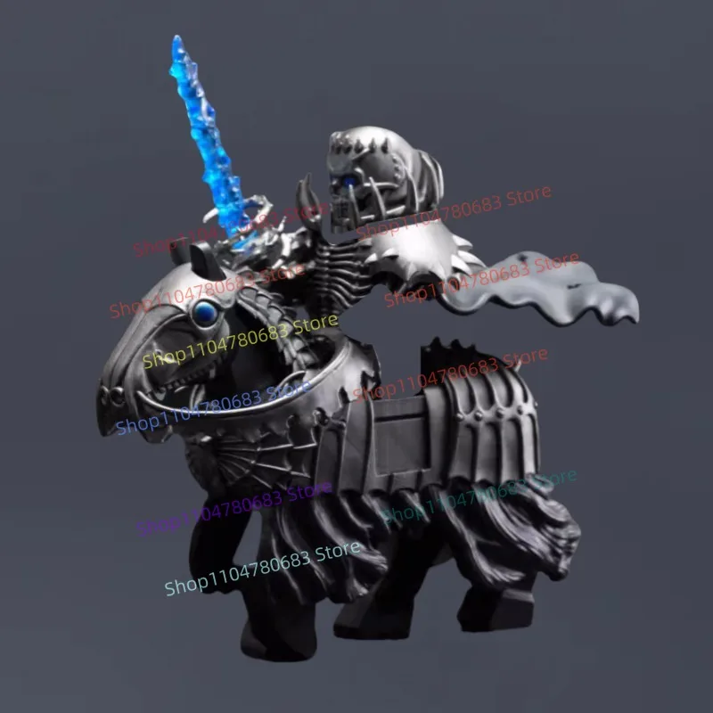 

MOC Building Blocks Cartoon Mini Figure Assembly Knight Armor Mount Accessories Trendy Toy Ornament Holiday Gift