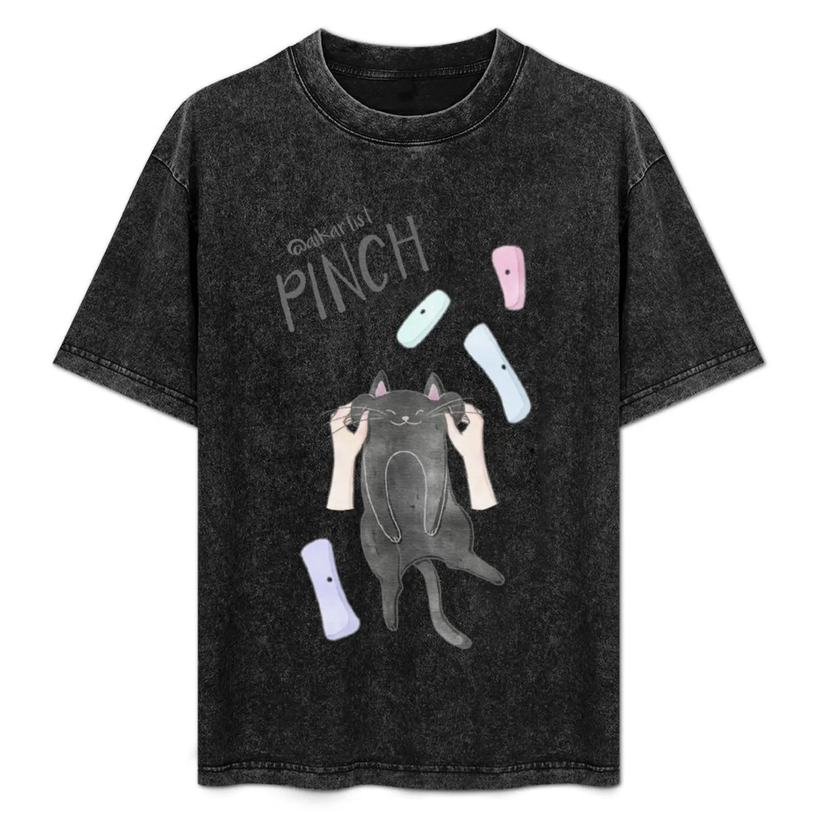 Climbing Cat Pinch T-Shirt animal prinfor boys sublime mens plain t shirts