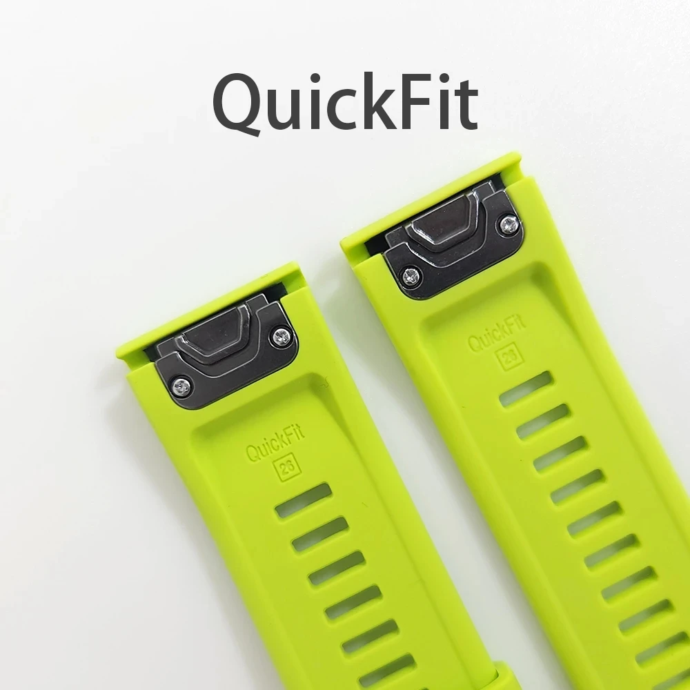 QuickFit 22 مللي متر 26 مللي متر حزام ل Garmin Epix Gen 2 سيليكون الفرقة ل Garmin Fenix 7 7X 5 زائد 6XPro إندورو 2 سوار حزام الساعات