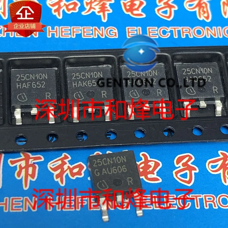 

10PCS 25CN10N IPD25CN10NG TO-252 100V 35A in stock 100% new and original
