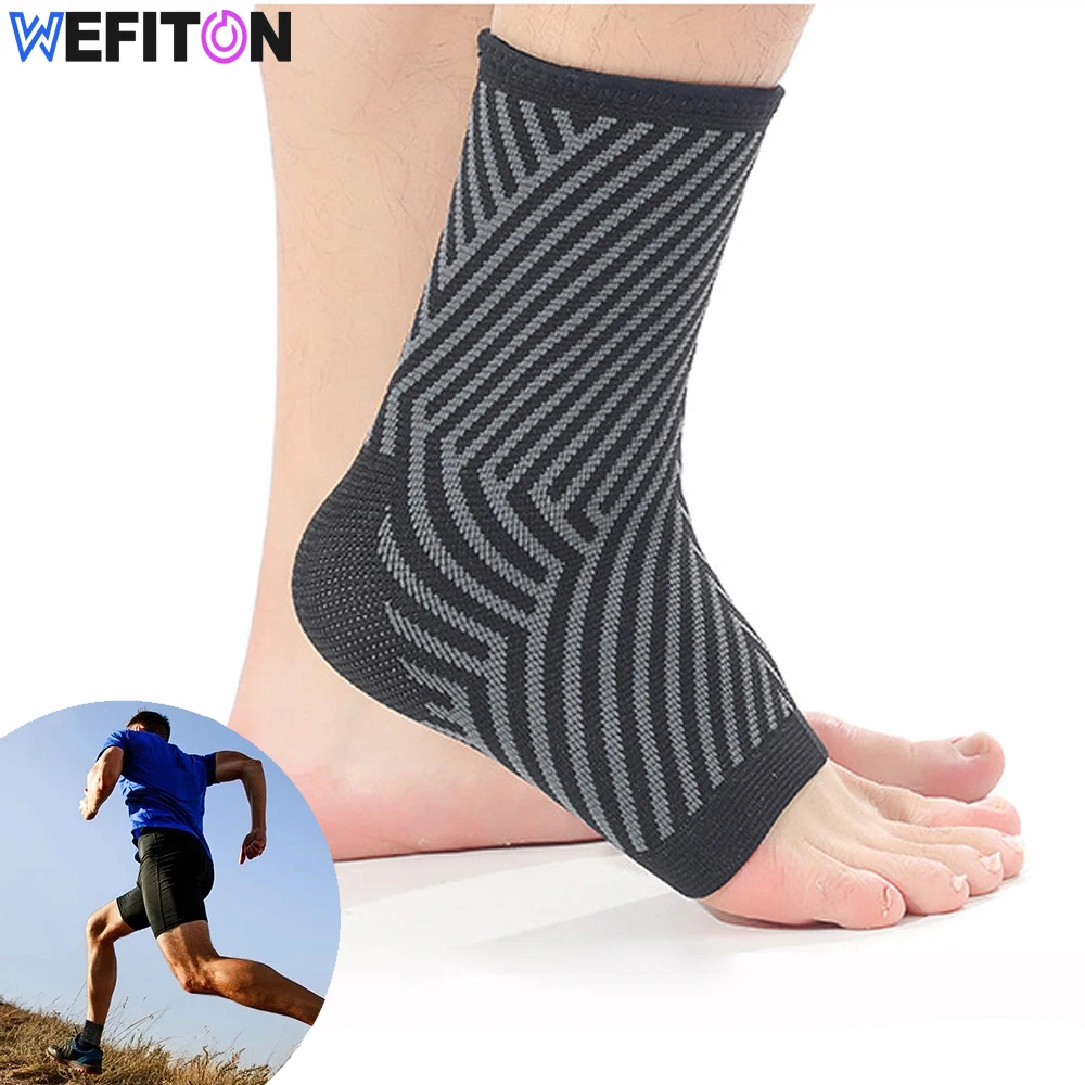 

1Pair Ankle Brace Compression Sleeves, Ankle Support Plantar Fasciitis Relief Socks, Heel Sleevs for Achilles Tendonitis Sports