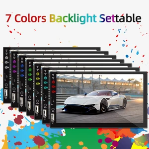 HipPBQCC 7 inch Carplay Radio Android Auto Multimedia Bluetooth Player Mirror-Link 1 DIN HD Touch Screen USB FM Aux Input 8 Main Sales android Multimedia 7 inch - №1