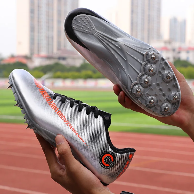 Men New Tracking Shoes Cleats Running Shoes Speed Professional Male Ultralight High Quality Sprint Breathable Original Sneakers