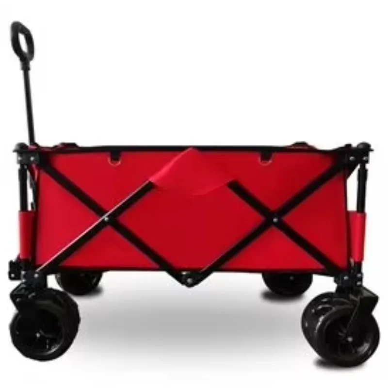 2026 Foldable Outdoor Trailer Wagon Beach Hand Luggage With Wheels Camper Van Portable Mini Off Road Folding Trolley