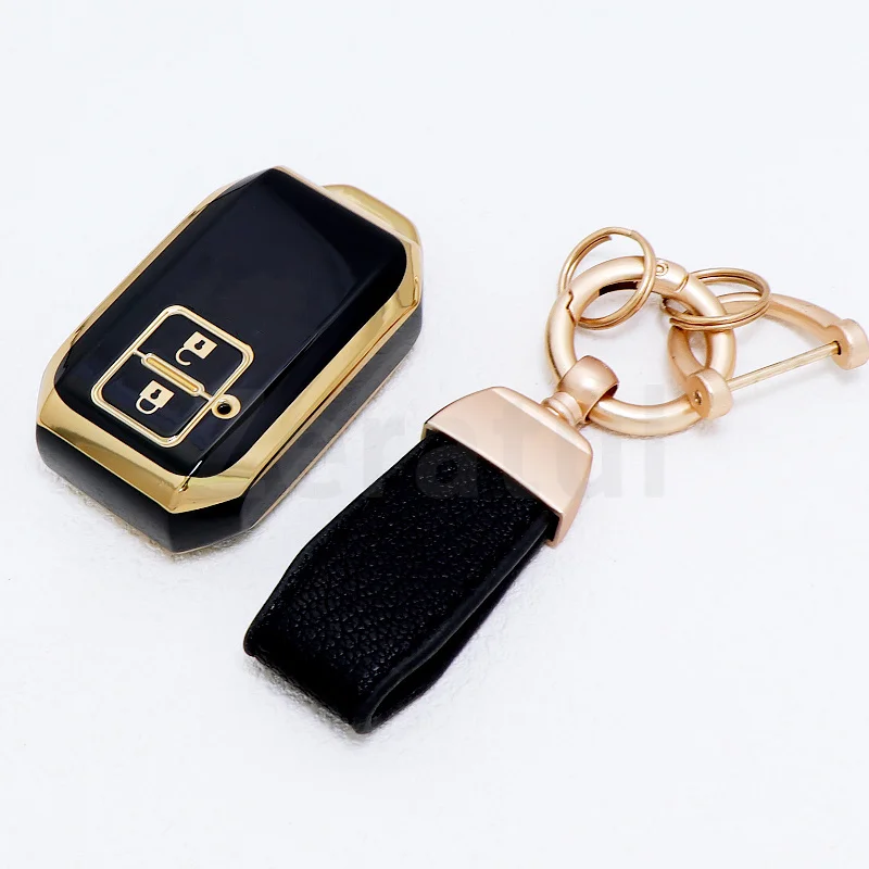 2 Buttons Keyless TPU Car Key Case For Suzuki Jimny Ertiga XL7 Alivio Kizashi Baleno Embona Ertiga XI7 Swift Holder Bag