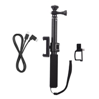 Selfie Stick For DJI OSMO Pocket 2 Handheld Gimbal Stabilizer Cable For Phone Clip Module Extension Pole