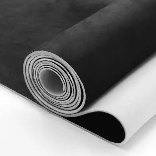 

Black Suede Headliner Fabric 79"x60" - 3.5mm Foam Backing - Auto Interior Roof & Door Panel Replacement