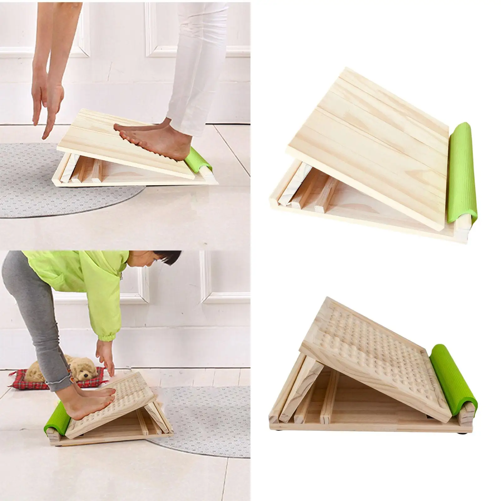 Tabla inclinada profesional de madera maciza, tabla inclinada para pies, tabla inclinada ajustable, 3 niveles, Pedal de Fitness, camilla para pantorrillas