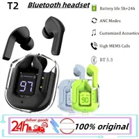 NEW T2 Wireless BT5.3 Headset TWS Air 31 Headphones ENC Headphones LED Power Digital Display Stereo Sound Earphones for Sports