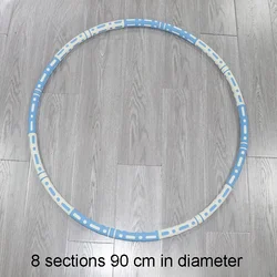 Removable Sponge Hoola Hoop Belly Contracting Waist Slimming Novel Stitching Sports Body-building Loop Multi-color Hoola Hoop