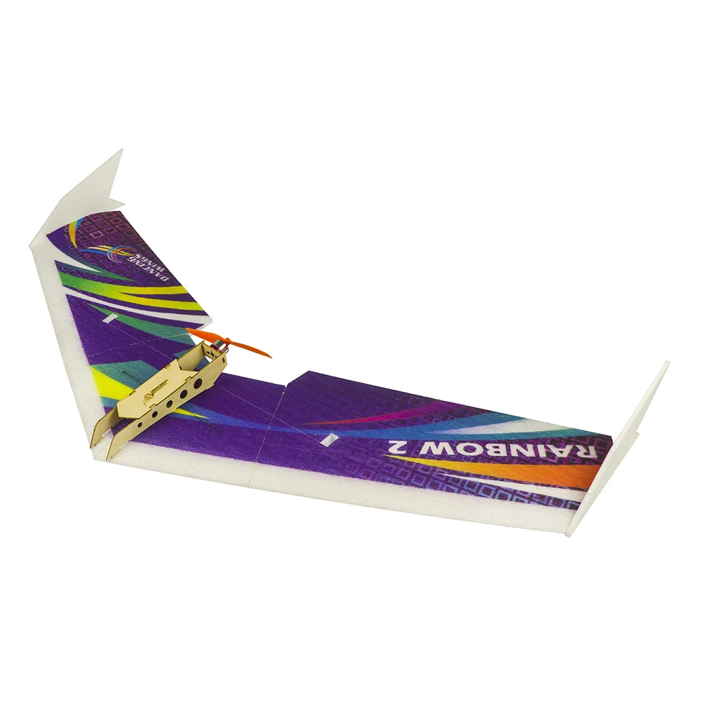 DW Hobby 1000mm Wingspan Rainbow Fly Wing II+MM1908 2050KV Motor Kit EPP RC Airplane Foam Plane Kit Gift Toy E06