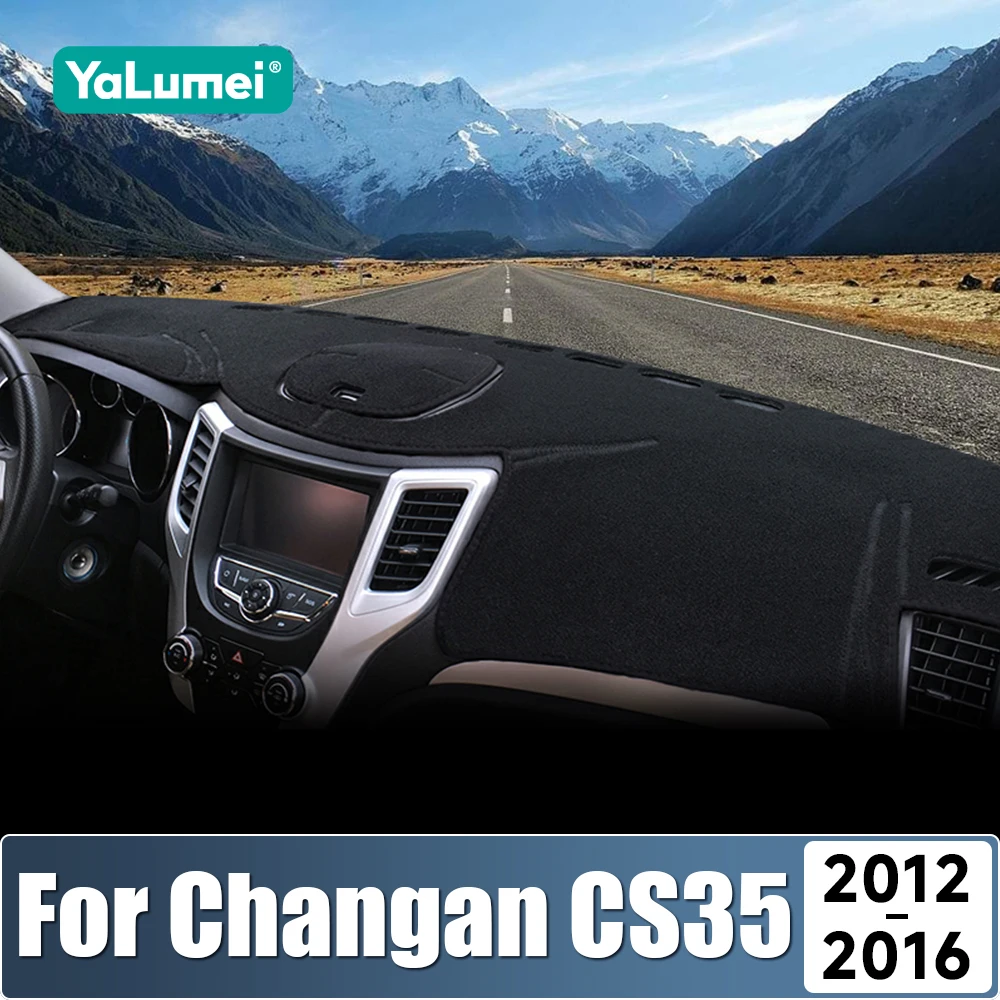 

Car Dashboard Cover Avoid Light Pads Non-slip Protective Mats Interior Accessories For Changan CS35 2012 2013 2014 2015 2016
