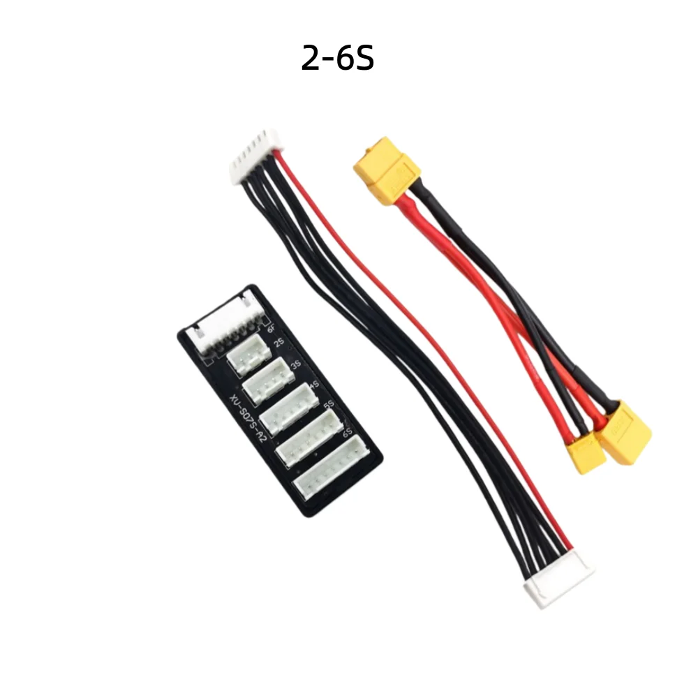 D6Pro Balance Charger 2-6S/2-8S Parallel Charging Board, Lithium Battery P6 Model XT60/XT3 Adapter Cable Expansion Board