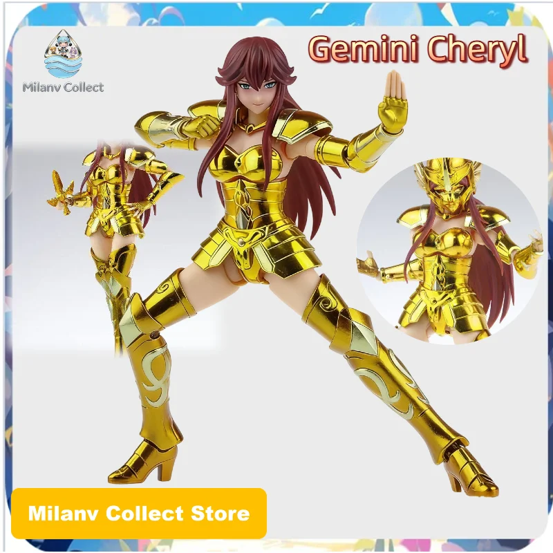 

In Stock Great Toys/GT Saint Seiya Myth Cloth EX Gemini Cheryl Holy Contract Female Knights of the Zodiac Action Figure Model