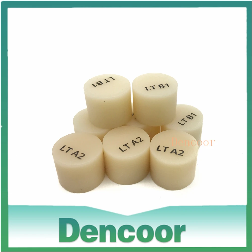 （10 Pieces） Dental Laboratory Emax ingot Dental Glass Ceramic ingot dental lithium disilicate(HT-LT)MO1