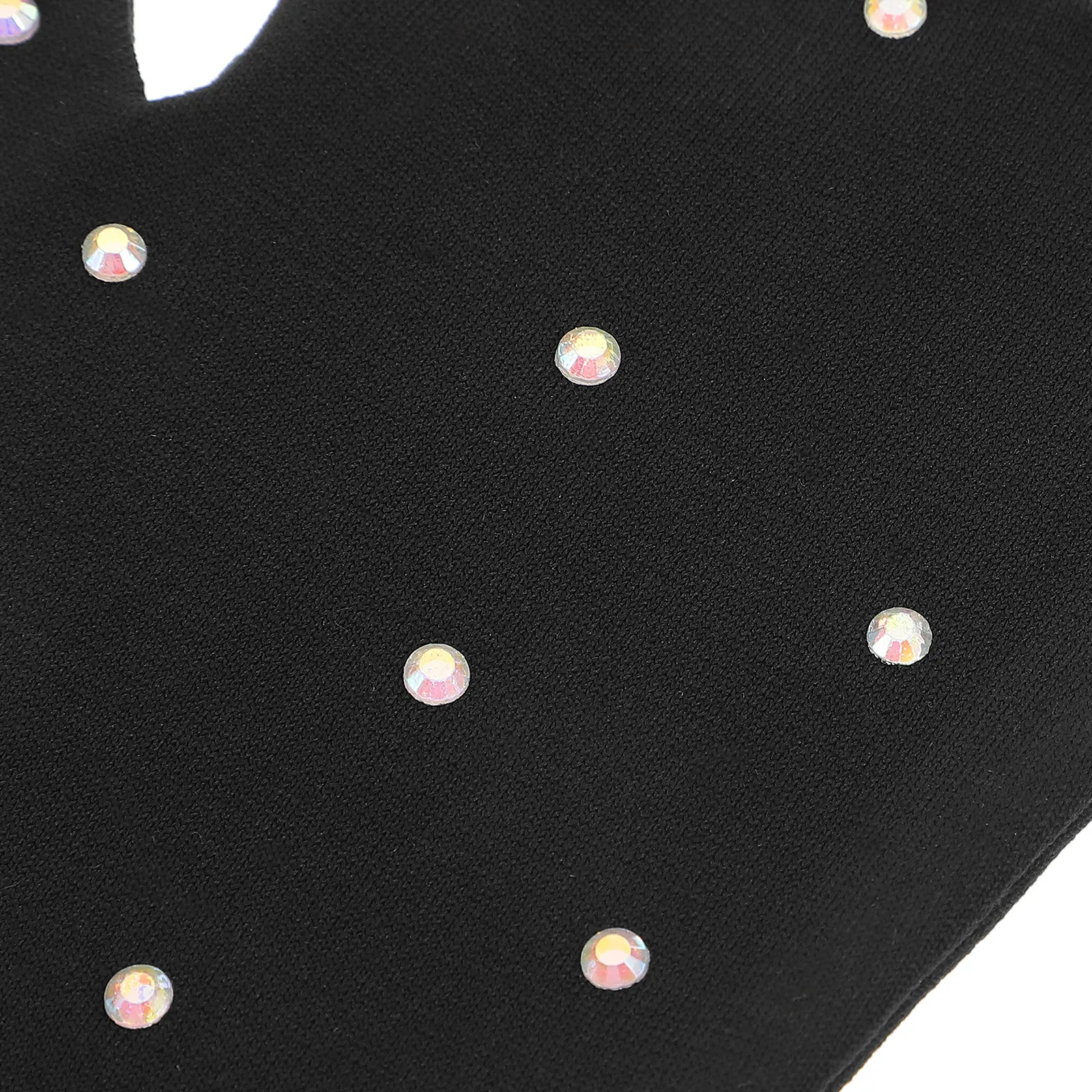 

1 пара декоративных перчаток для фигурного катания со стразами, дышащие, эластичные, для танцев, вечеринок, сценического использования, перчатки для девочек для катания на коньках