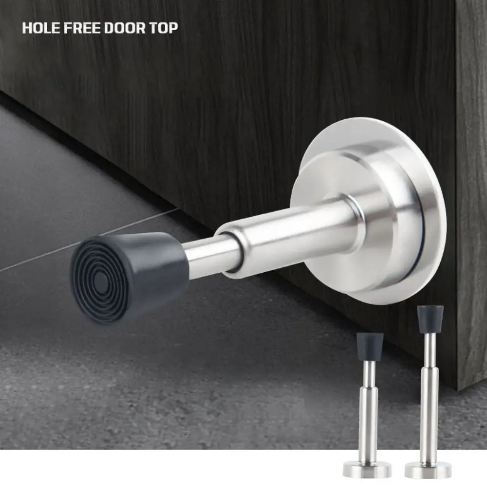 

Дверной стопор без удара, предотвращающий столкновение, уменьшает шум, безопасный дверной всасывающий самоклеящийся дверной блок из нержавеющей стали, настенный