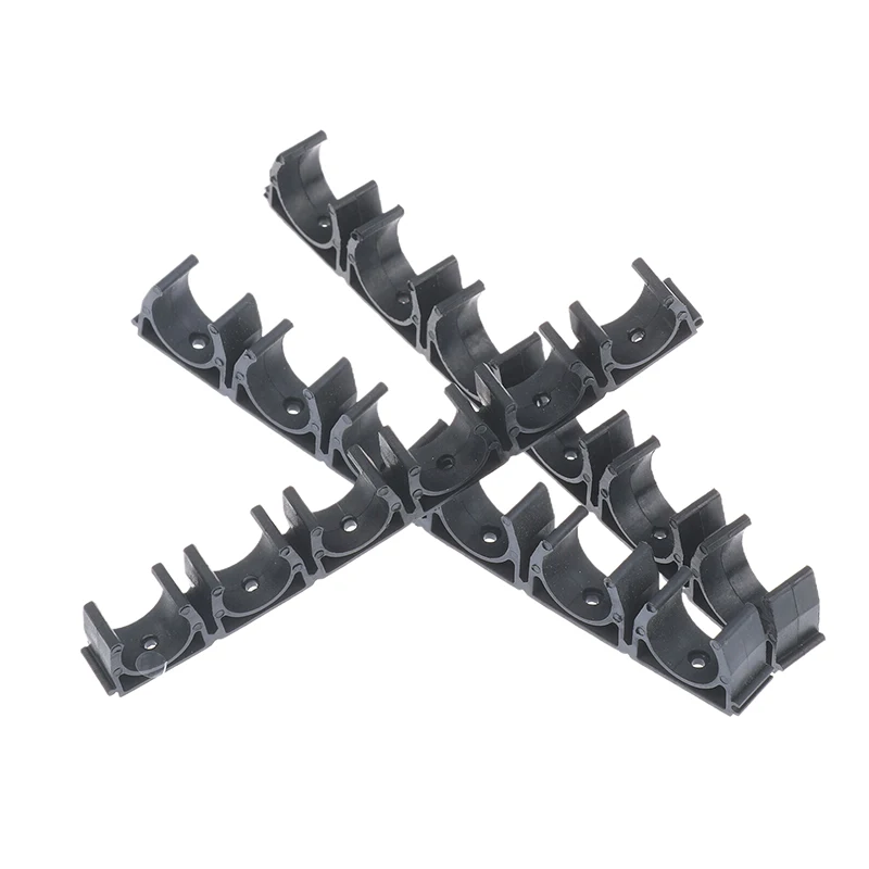 Pipe Clamp Pneumatic Tube Air Hose Fixing Clamp 6 Way 4mm-20mm Water Pipe Holder Gas Compressor Tubing Diversion Flow Clip