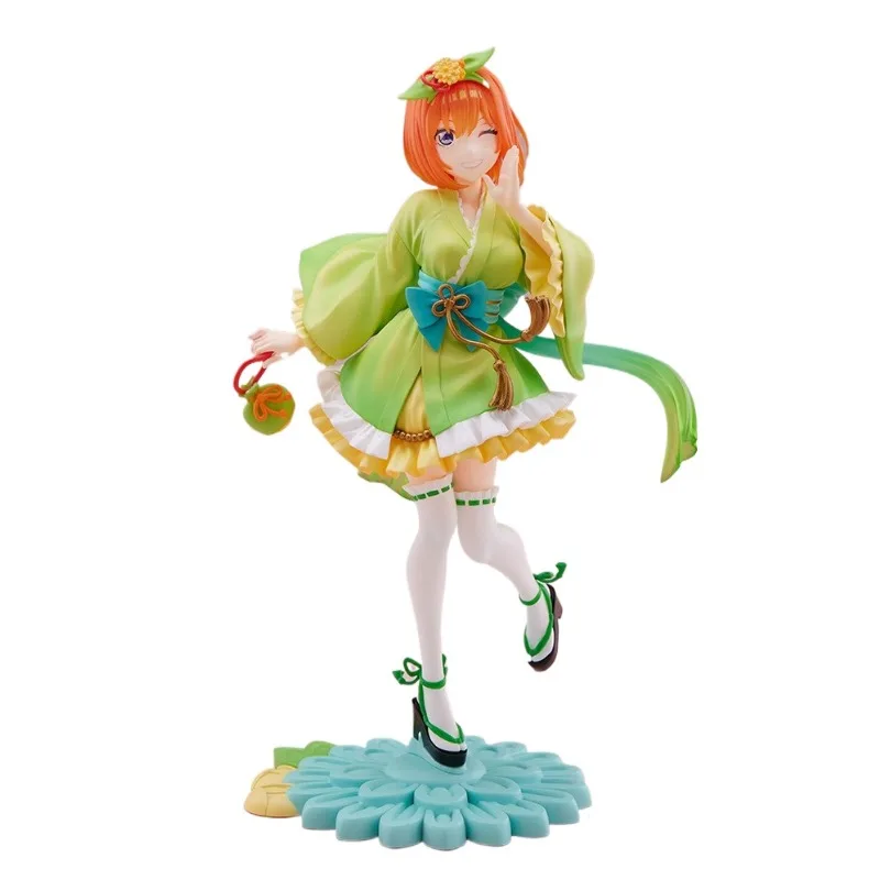 In Stock Genuine FuRyu Eiga Gotoubun No Hanayome Nakano Yotsuba Tenitol Miniskirt Yukata Ver Anime Figure Garage Kit Model Toys