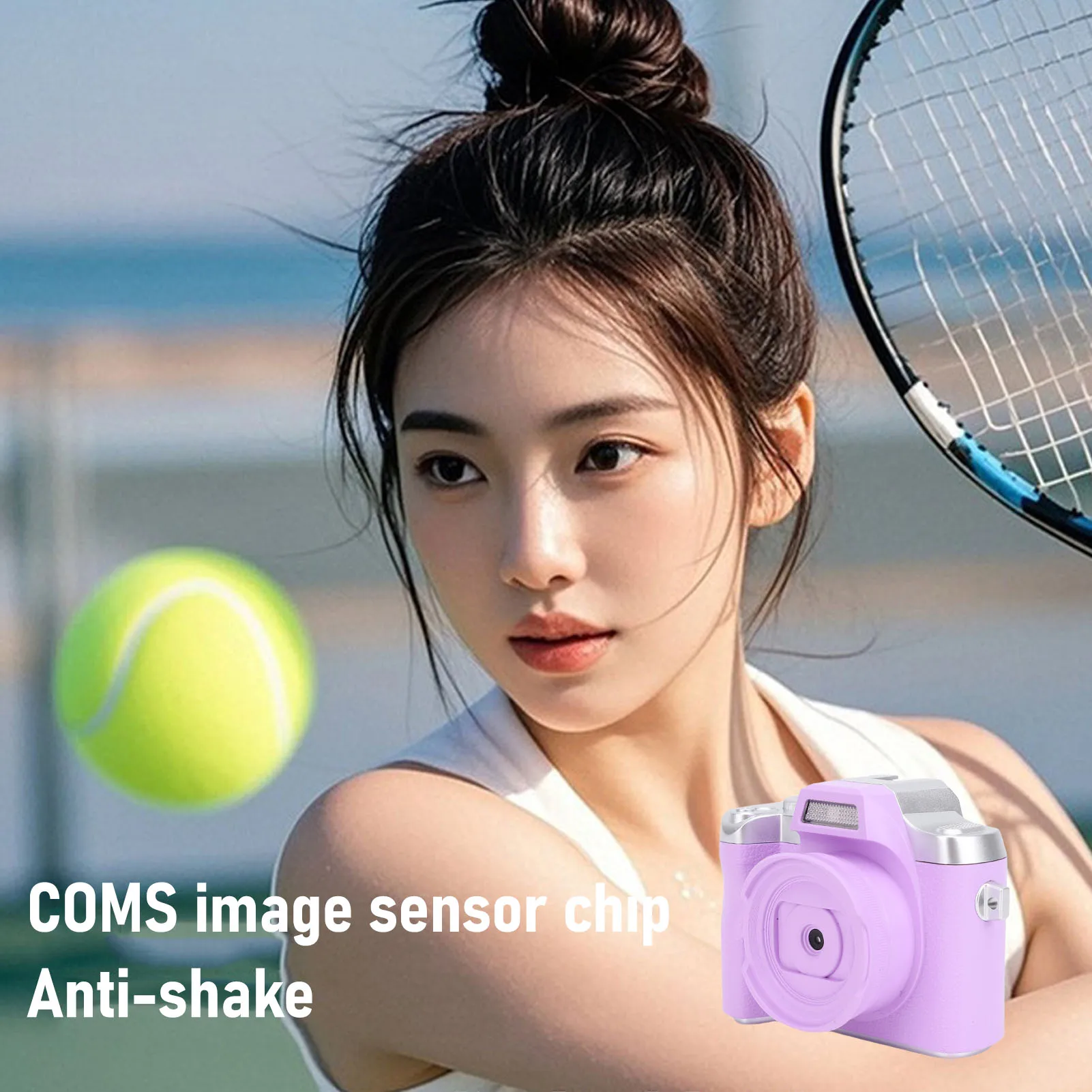 48MP Digital Camera Auto Focus Camera with 18X Digital Zoom 1.54 Inch  Screen for Travel Photography 18x Digital Zoom Camera