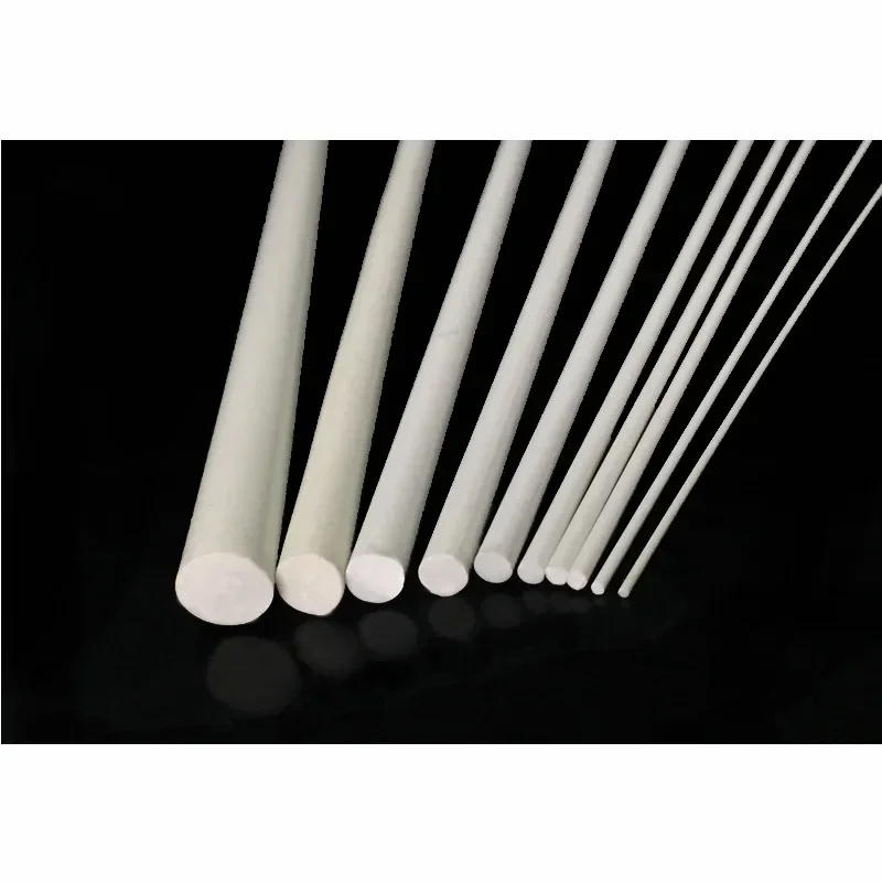 10pcs ABS Round Solid Bar Plastic White Welding Rods DIY House Sand Table Model Building Making / Direct 0.5mm-8mm length 25 cm