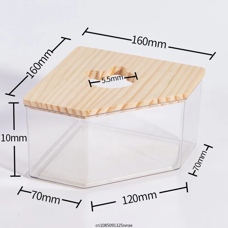 Hamster Bathroom House Small Pet Bath Container Hamster Anti-Spill Sand Bath Shower Room Toilet Pet Anti-Spill Bathtub Box