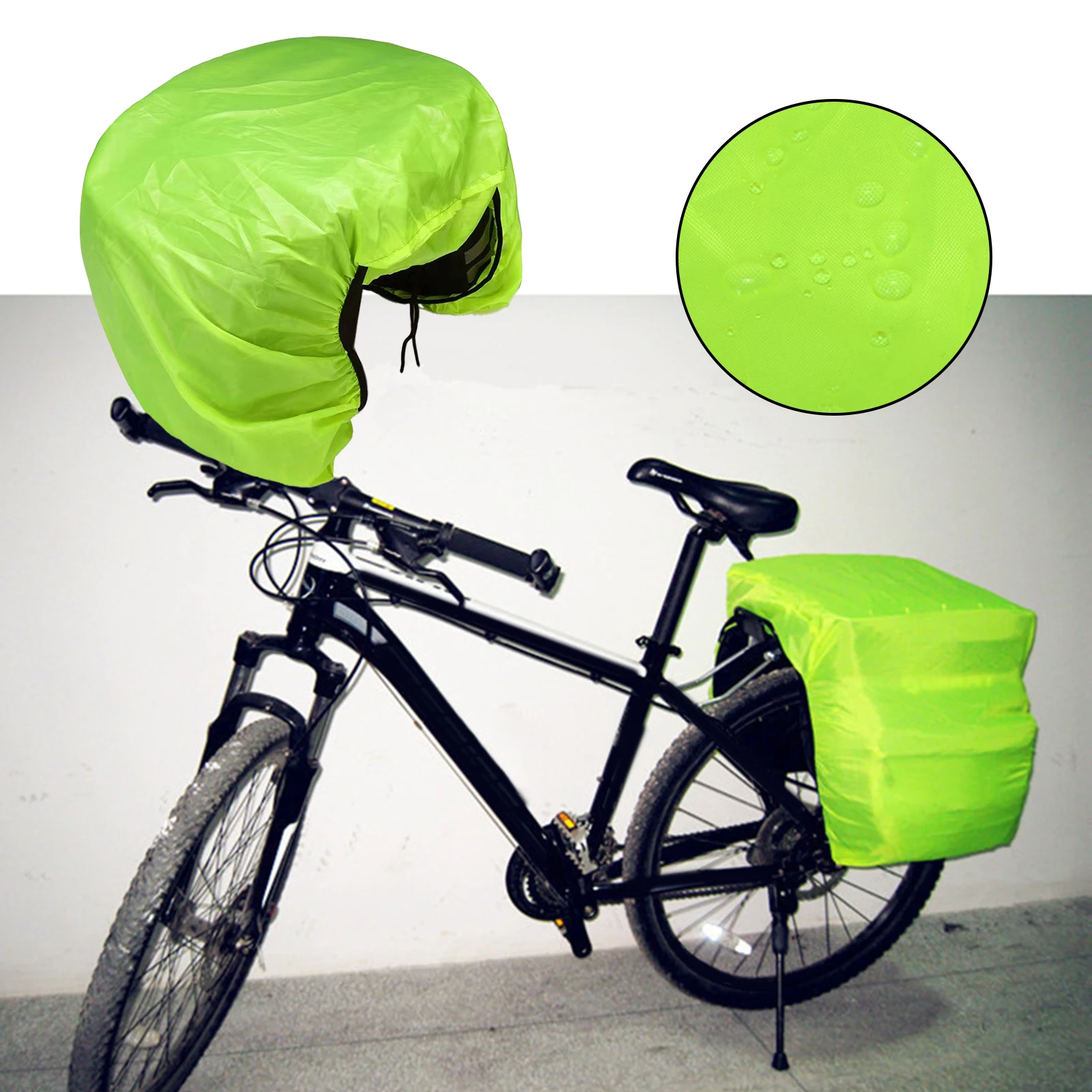 Bicycle Backpack Rain Cover Rear Tail Rain Dust Waterproof Covers For 14236/14024 Bike Bag Accessories