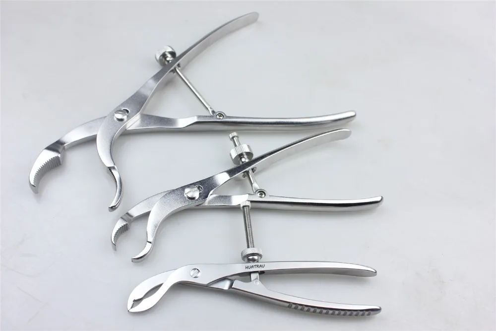 Medical orthopedic instrument self centering bone holding forcep finger upper lower limb Automatic plate holder VET small Animal
