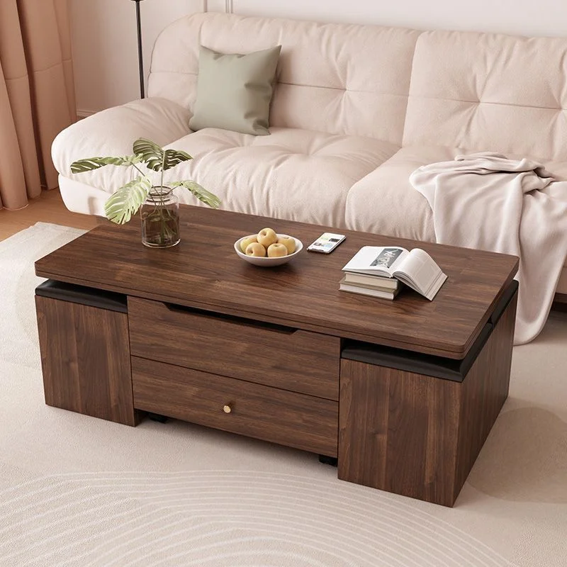 Business Chinese Coffee Tables Modern Quality Wooden Apartments Coffee Tables Floor Adjustable Stolik Kawowy Furniture Home