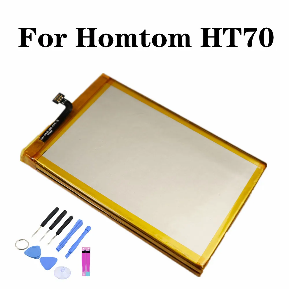 

New Original HT70 Battery For Homtom HT70 10000mAh High Quality Mobile Phone Batteries