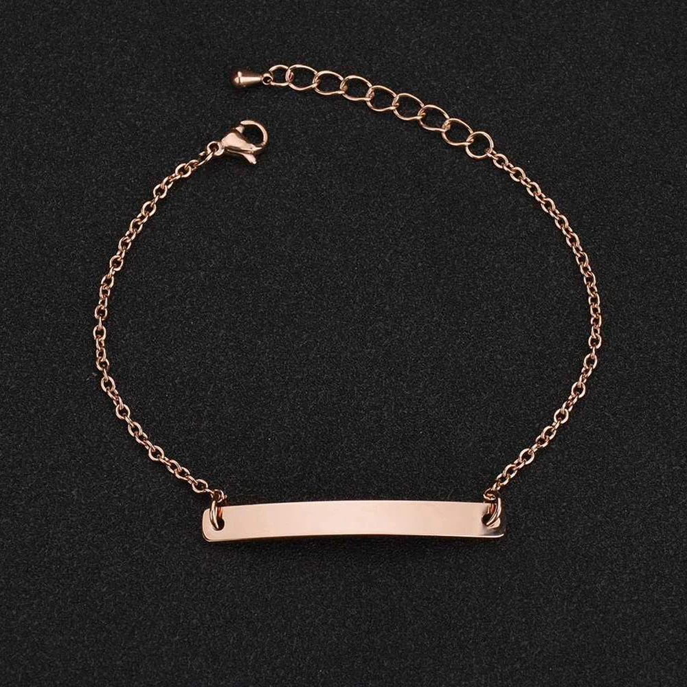 Punk Gold Stainless Steel Thick Hand Chain Bracelet