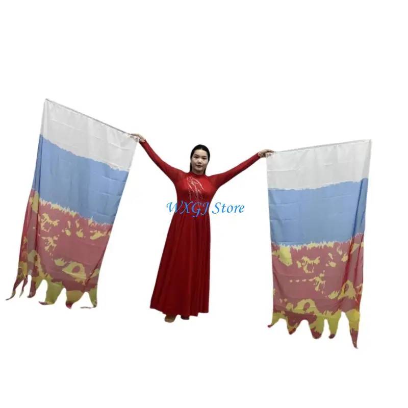 

37JE Lightweight Dance Scarves with Tear Resistant Design for Stage Shows and Practice