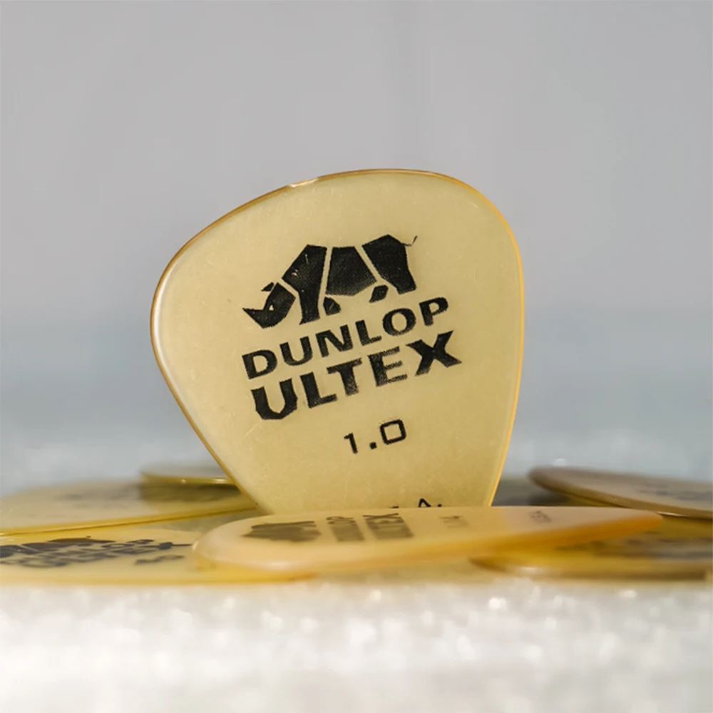 Dunlop 421R Ultex Standard Guitar Picks 6 Pack 0.6/0.73/1.0/1.14mm Mixed Thickness for Acoustic Electric Bass Guitar