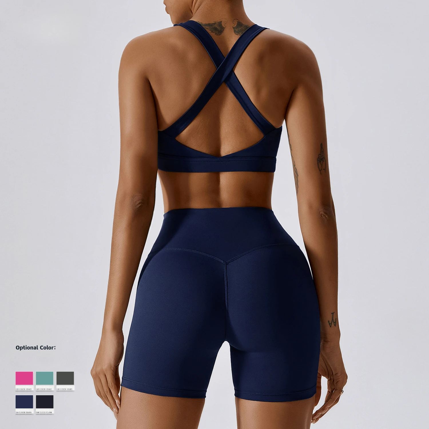 

Seamless Yoga Sets Sports Fitness High Waist Hip Raise Quick-drying Bra Suit Running Workout Gym Pants Leggings Set for Women