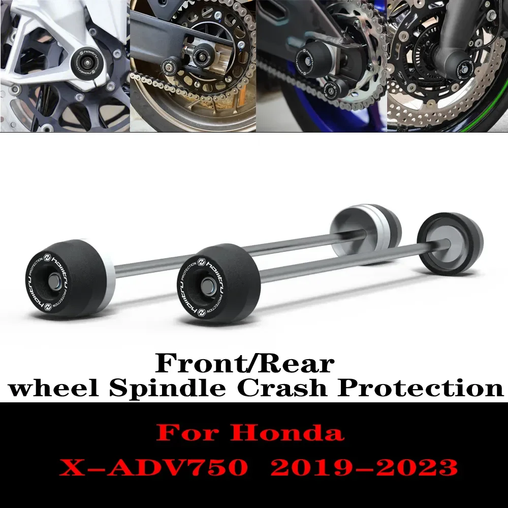 

For Honda X-ADV750 2019-2023 Front Rear wheel Spindle Crash Protection