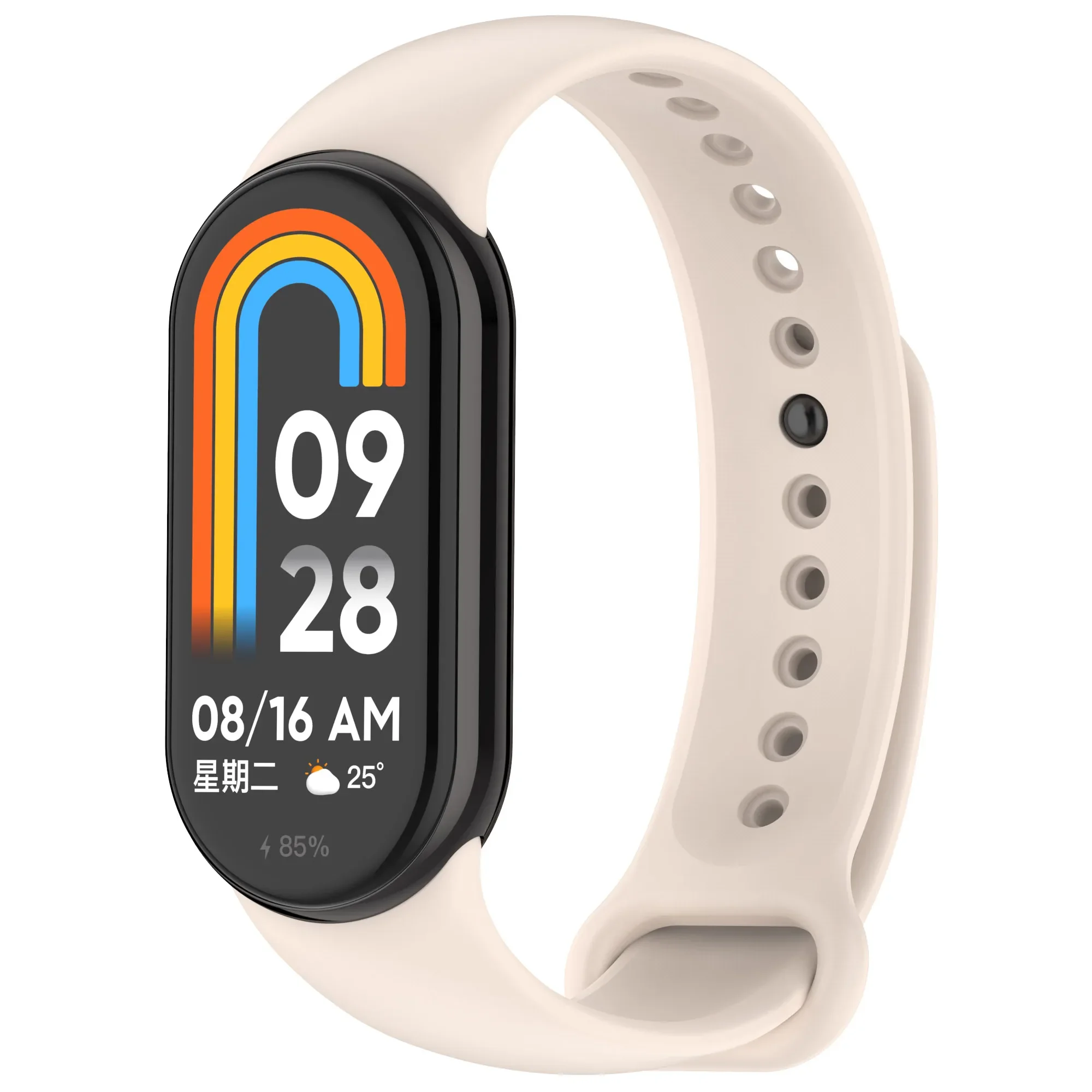 Weiches offizielles Silikonarmband für Xiaomi Mi Band 10, Sport-Smart-Armband, Armband, Mi Band 8 9, Ersatzband, Zubehör, Gürtel