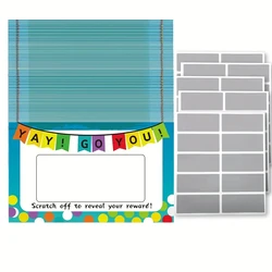 DIY Make Your Own Scratch Off Tickets Small Business Prizes PromotionParty 50 Pack Cards and Stickers ScratchOff Cards