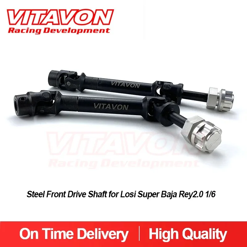 VITAVON SBR 2.0 45# Steel Front Drive Shaft For Losi Super Baja Rey2.0 1/6
