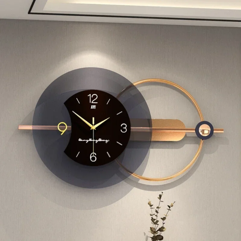 Modern Wall Mounted Clocks Large Luxury Living Room Home Use Wall Clock Simple Creative Bedroom Hall Decoration Painting Gift