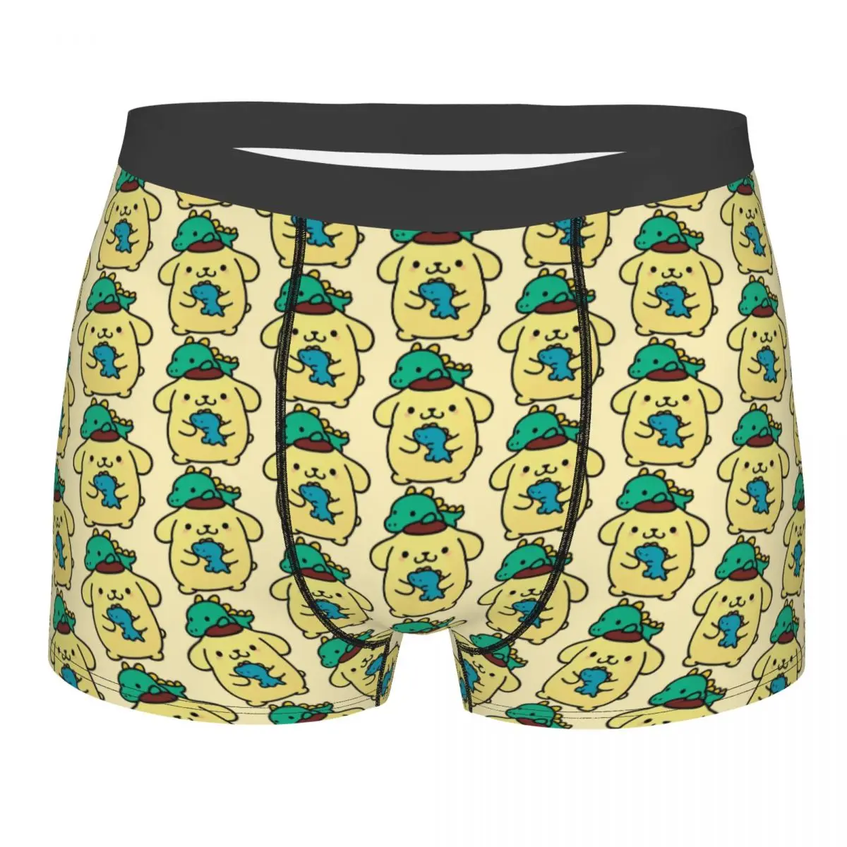 

Custom Pompompurin Cartoon Boxer Shorts For Men 3D Print Underwear Panties Briefs Stretch Underpants