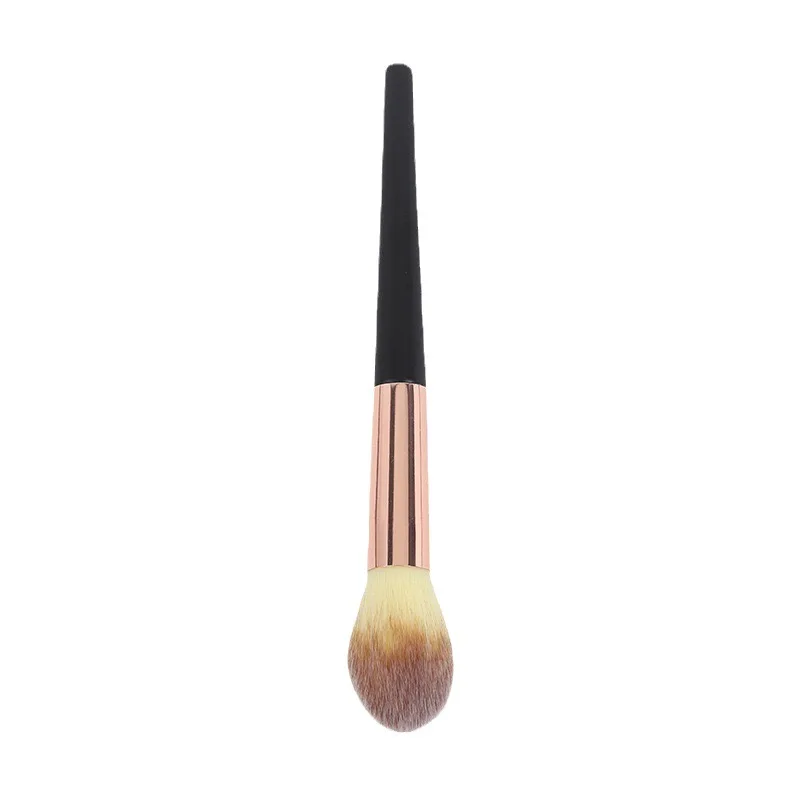 SAIANTTH Round head flame powder blusher brush high-grade large fluffy makeup brush soft fluffy non pricking non marking beauty