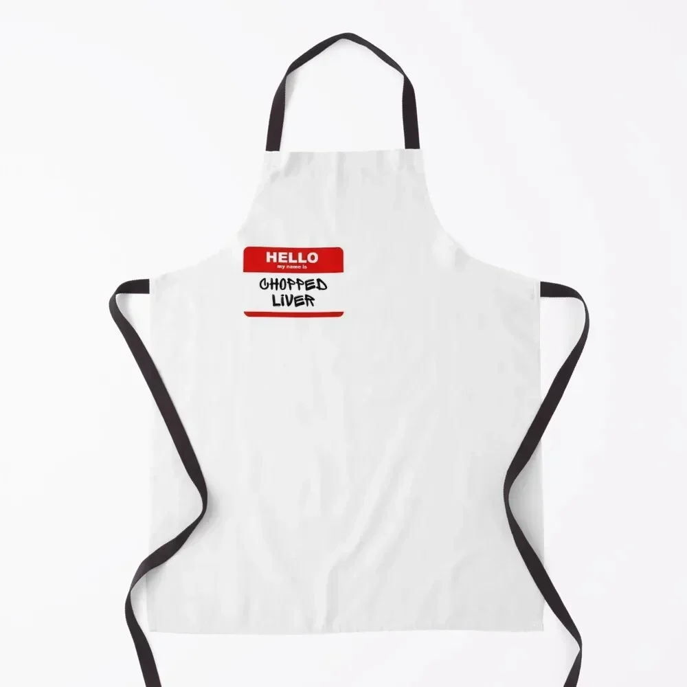

Hello My Name Is Chopped Liver Apron man chef uniform Kitchen And Home Items Kitchen Tools Home and kitchen products Apron
