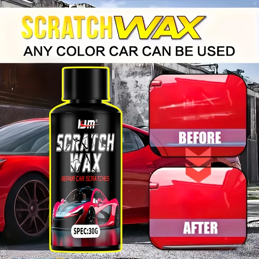 

KJM 30G Воск для ремонта царапин — универсальное средство для удаления автомобильной краски, быстрый и простой внешний ремонт всех автомобильных цветов