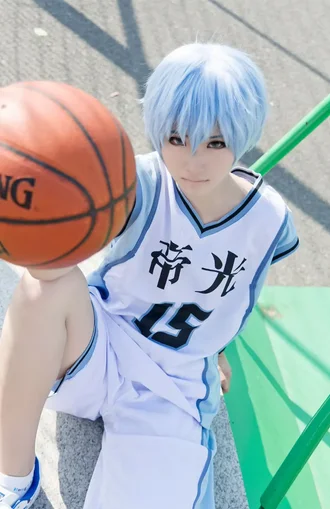 Kuroko no Basuke Seirin Kuroko Tetsuya Wigs Cosplay Costume Kuroko's Basketball Men Women Short Synthetic Hair Party Wigs+WigCap