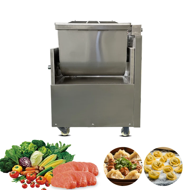 New Listed Professional Commercial Electric Sausage Meat Vegetable Stuffing Mixing Machine Paddle Meat Mixer Blender