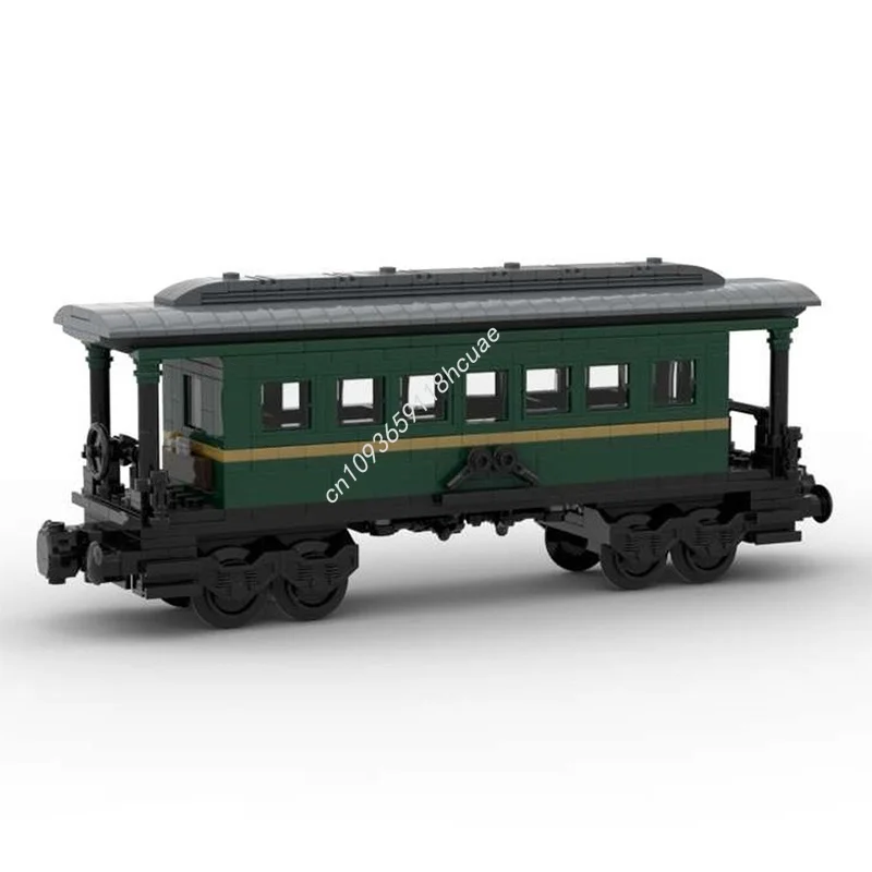 

532pcs MOC Western Train Passenger Wagon Model Building Blocks Toys Architecture Christmas Gifts Creative Education Idea Brick
