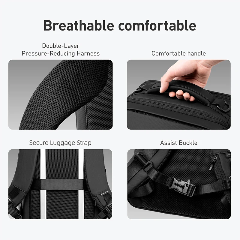 

Mark Ryden Laptop Bags Waterpoof Business Large Capacity Multifunctional Travel Backpack Business Backpack