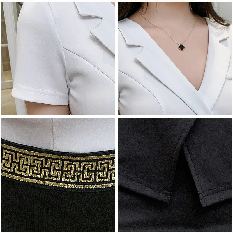 صالون تجميل التجميل موحدة سبا تدليك فني زي حمام القدم فني مانيكير موحدة مثير مزاجه البدلة